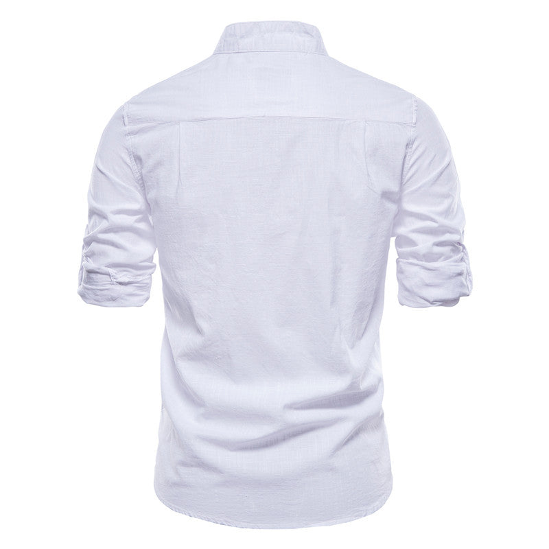 Men's Long-sleeved Shirt Pullover T-shirt