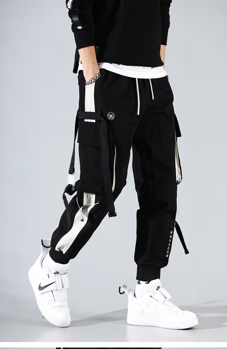 Harem beam pants men casual pants